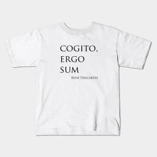 Cogito, ergo sum. Kids T-Shirt